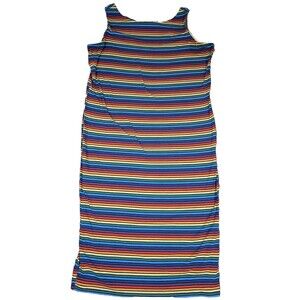 Lane Bryant rainbow-striped dress